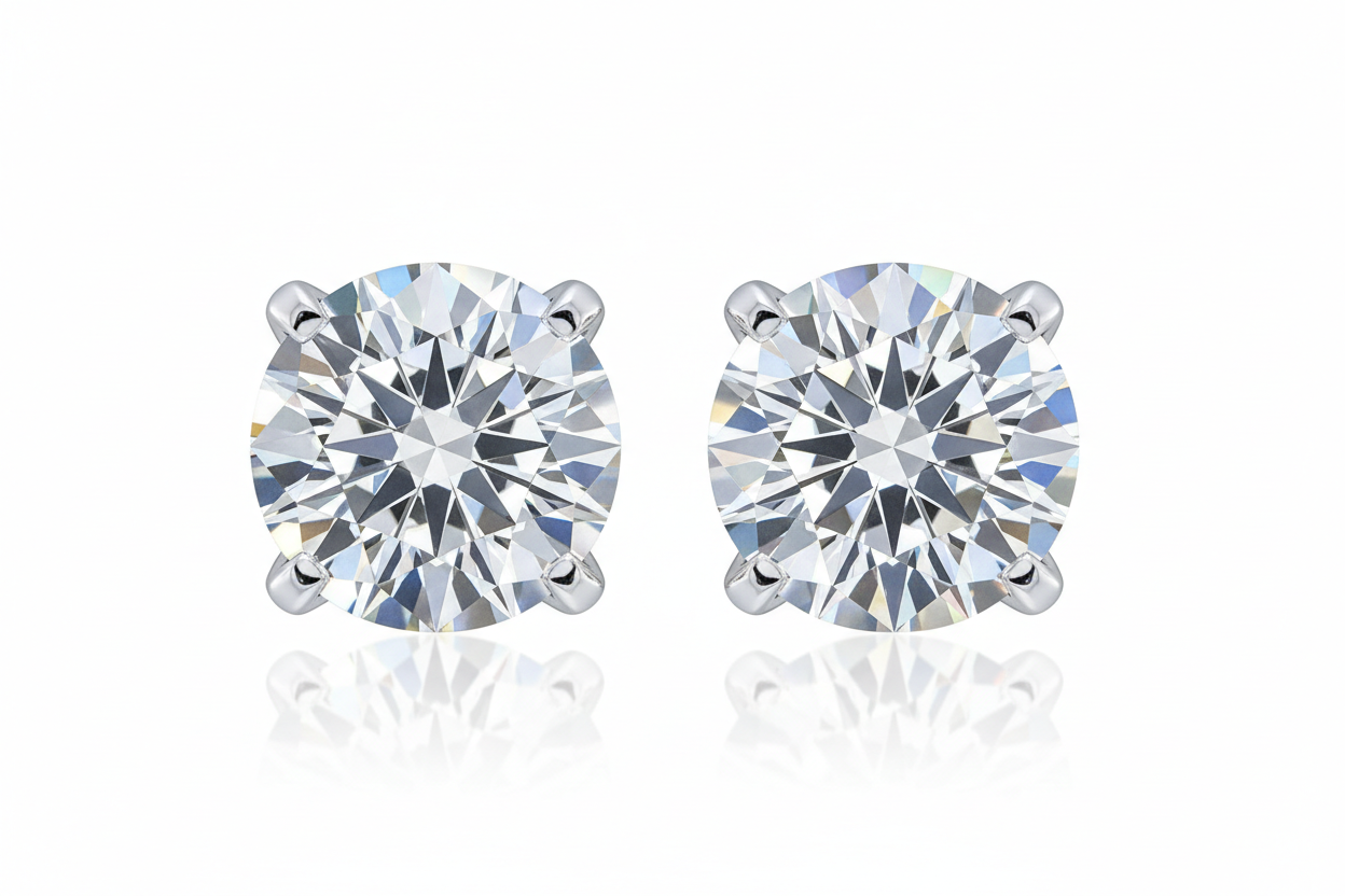 Diamonds earrings studs