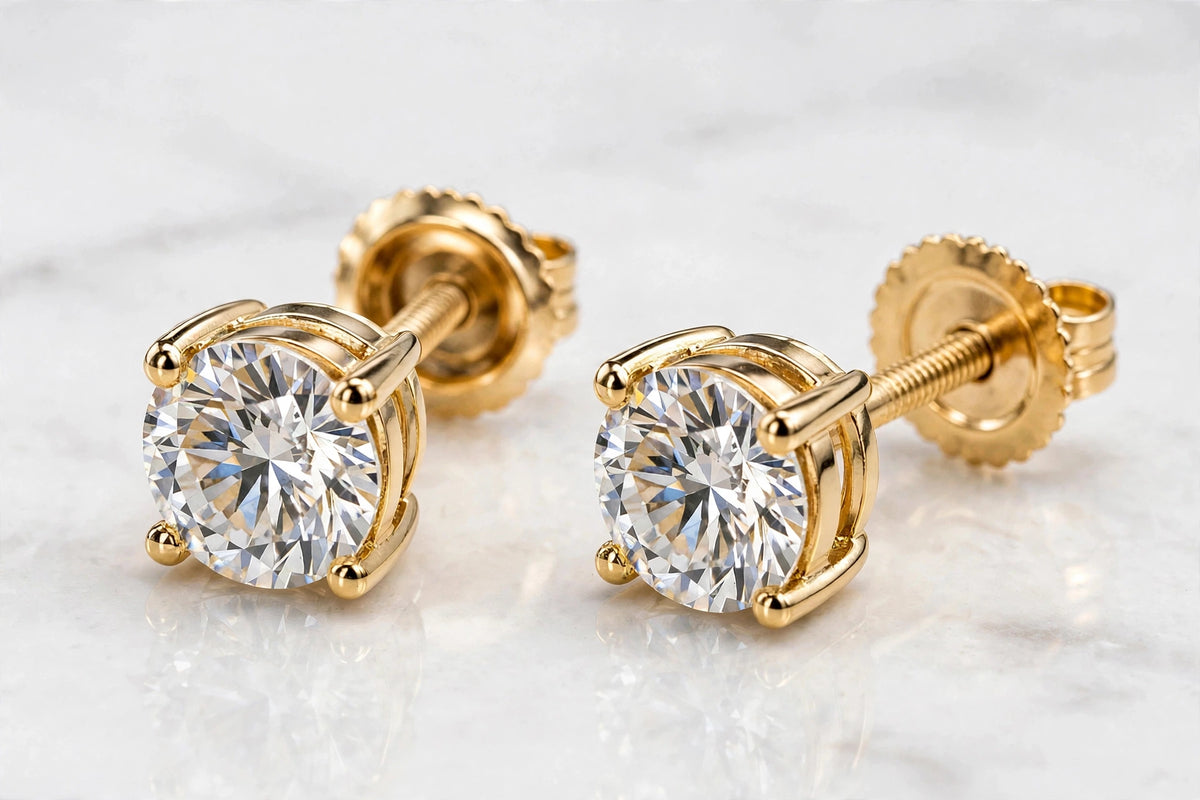 1.5ct yellow gold angled