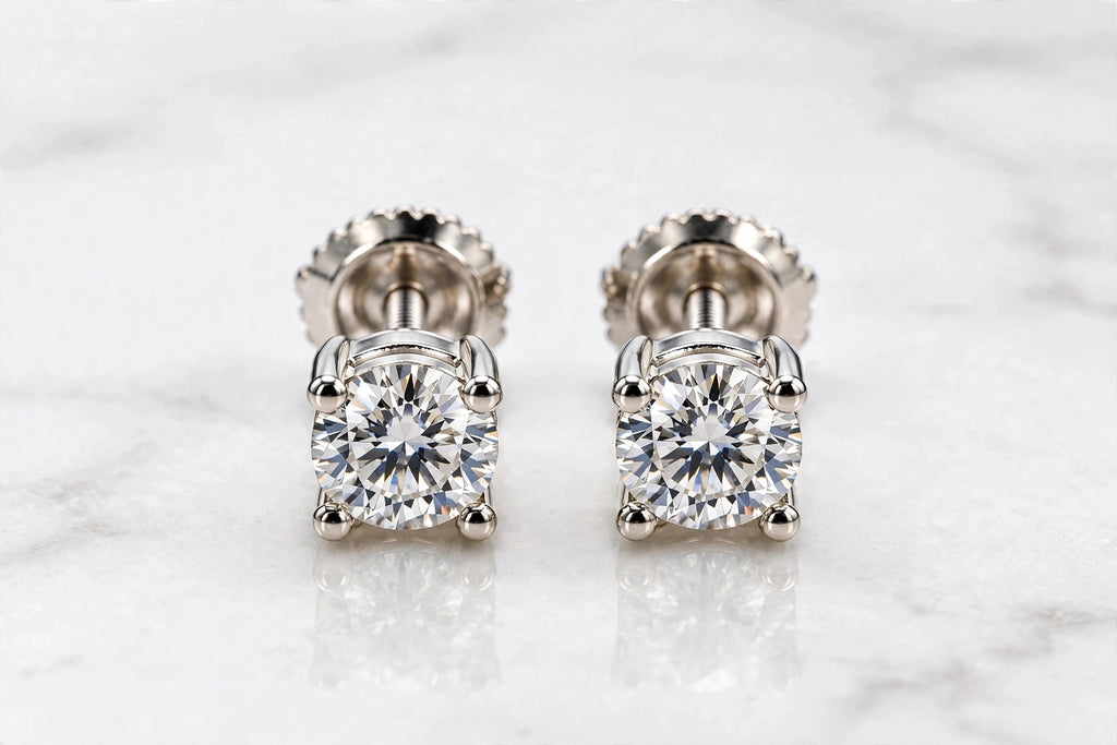 1ct white gold front