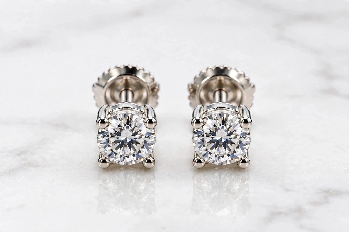 1ct white gold front