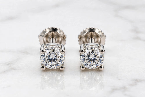 1ct white gold front