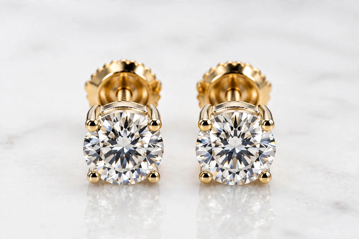 2ct yellow gold front