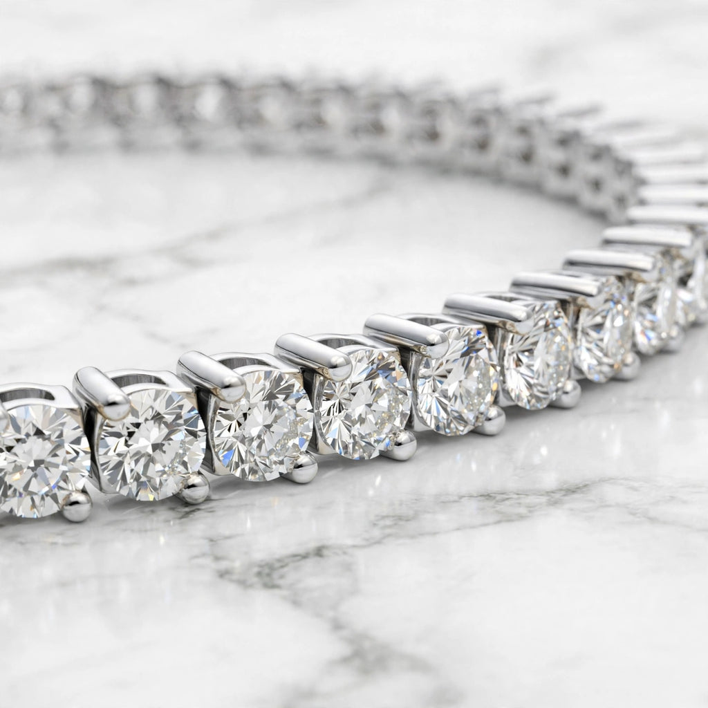 4ct tennis bracelet white detail